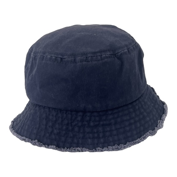 Panama Jack Infant Sea Angel Bucket Hat Denim Blue & Pink Star Crab Turtle - Picture 2 of 3